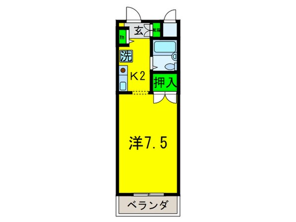 ジュネスハイツの物件間取画像